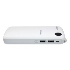 LMA- Moxom Universal Power Banks 15000mAh with 2 USB Ports, White