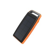 RAVPOWER 15000mAh 2x USB IP66 Solar Power Bank Black and Orange