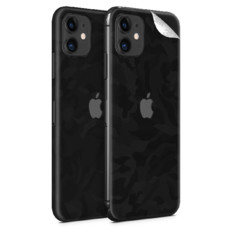 Black Camo Vinyl Skin for iPhone 11 - Two Pack