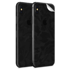 Black Camo Vinyl Skin for iPhone XS Max - Two Pack