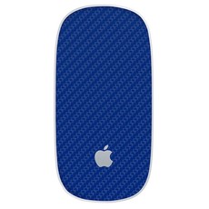 Blue Carbon Fibre Vinyl Wrap for Apple Magic Mouse - Two Pack