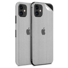 Brushed Metal Vinyl Skin for iPhone 11 - Two Pack