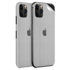 Brushed Metal Vinyl Skin for iPhone 11 Pro Max - Two Pack