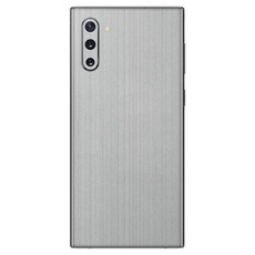 Brushed Metal Vinyl Wrap for Samsung Note 10 - Two Pack