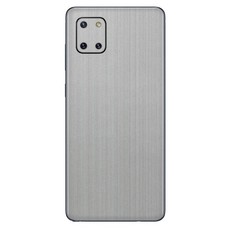 Brushed Metal Vinyl Wrap for Samsung Note 10 Lite - Two Pack