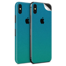 Caribbean Shimmer Vinyl Skin for iPhone XS - Two Pack