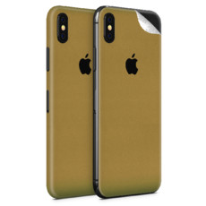 Gold Psychedelic Vinyl Skin for iPhone X - Two Pack