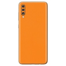 Matte Orange Vinyl Wrap for Samsung Galaxy A70 - Two Pack