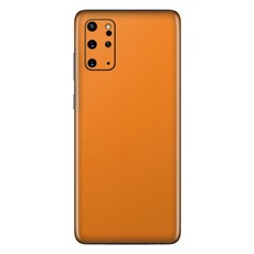 Matte Orange Vinyl Wrap for Samsung S20 Plus - Two Pack