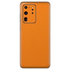 Matte Orange Vinyl Wrap for Samsung S20 Ultra- Two Pack