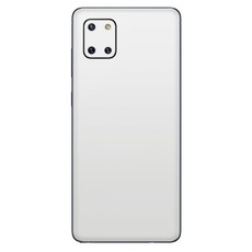 Matte White Vinyl Wrap for Samsung Note 10 Lite - Two Pack