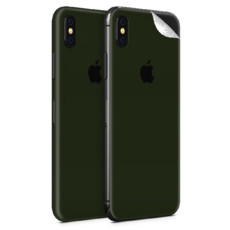 Midnight Green Vinyl Skin for iPhone X - Two Pack