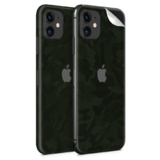 Military Green Camo Vinyl Skin for iPhone 11 - Two Pack