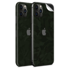 Military Green Camo Vinyl Skin for iPhone 11 Pro Max - Two Pack