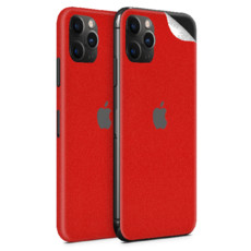 Pure Red Vinyl Skin for iPhone 11 Pro - Two Pack