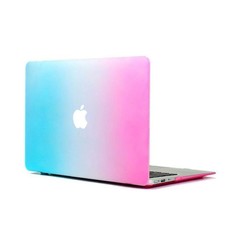 Tuff-Luv Hard Crystal Case for 13.3" Macbook Air - Blue & Pink