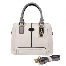 Alla Moda - Fashion Woman Tote Handbag with Lock