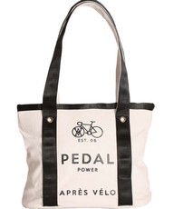 Apres Velo Pedal Power Ladies Tote Bag in Natural