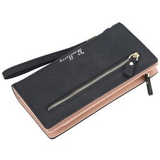 Baellerry Leather Women Card Coin Mobile Clutch Purse