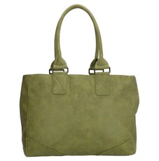 Beagles Alcublas Ladies PU Shopper Bag - Olive