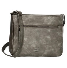 Beagles Lafiguera Ladies PU Shoulder Bag - Dark Silver 16753