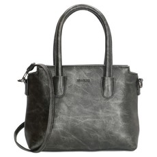 Beagles Torelo Ladies PU Shoulder Bag - Dark Silver