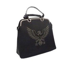 Black Eagle Design Handbag