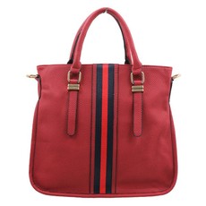 Blackcherry Middle Panel Colour Block Tote