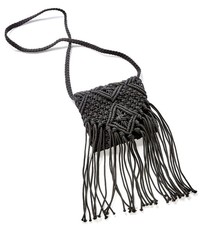 Brad Scott The Boho Woven Sling Bag - Black