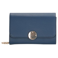 Charm London Canary Wharf Ladies PU Shoulder Bag - Navy