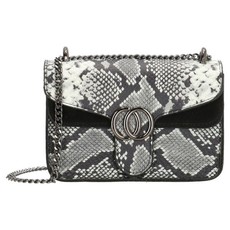 Charm London Elisa Leather Ladies Shoulder Bag - Grey