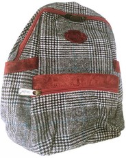 Cotton Road Red Knit Back Pack