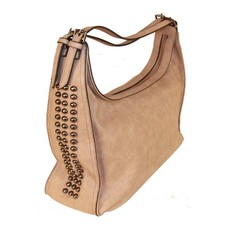 CRC Premium 1718 Hobo Handbag - Camel