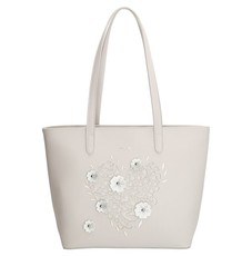 David Jones Paris Ladies Shopper/Hand Bag - White 3859