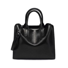 FCG Faux Leather Shoulder Handbag Tote