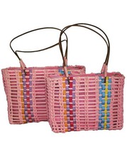 Fino 2 Pieces Set Straw Beach /Shopping Bag