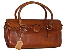 Fino Italian Aniline Nappa Leather Hand & Shoulder Bag