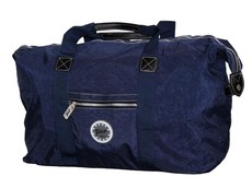 Fino Ladies Washed Nylon Duffle Bag - Navy Blue