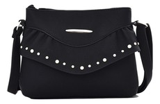 Handbag Sansa Studded Crossbody Black