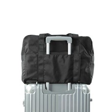 Heavy duty Folding travel Duffel bag - black