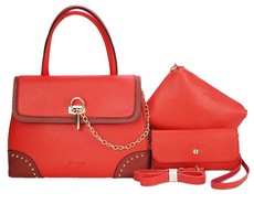 Jialiya 3 in 1 Satchel - Red