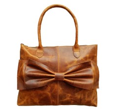 Kooptroos Elegant Genuine Leather Tote Bag - Peperboom