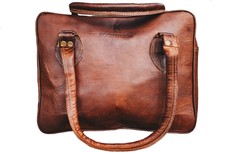 Kooptroos Geniune Leather Handbag - Katjie Piering 13"