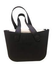 LA Rose Eva Bag - Black and White