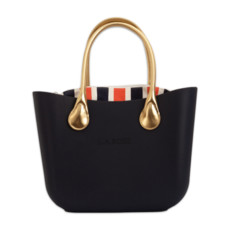 LA Rose Eva Bag - Navy and Gold