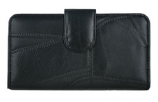 Ladies Wallet/Purse Leslie Black - Real Leather