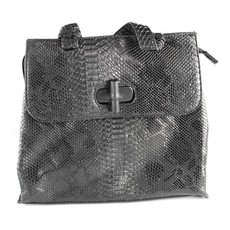 Lily&Rose Black Faux Snake Bag TLB063