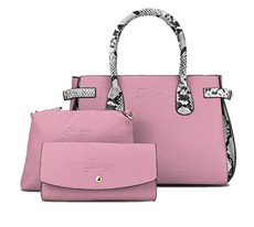 Lindie 3 in 1 Satchel - Pink