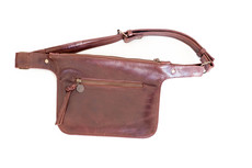 Mally Leather Belt Bag - Brown