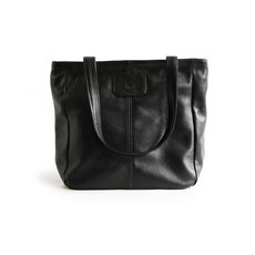 Maribu Leather MJ Handbag in Black